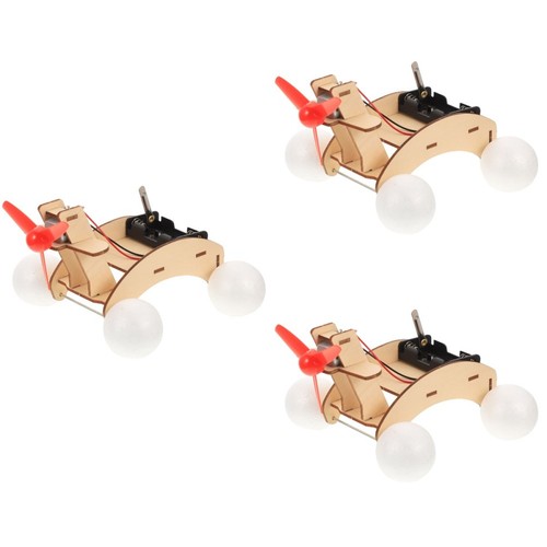 3pcs wind boat assembly toy - boat,