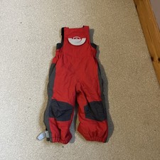 Spotty Otter Fleece Lined Dungarees Age 1-2