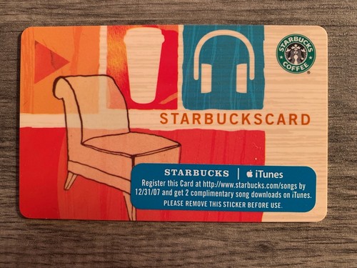 2007 starbucks gift card - starbucks,