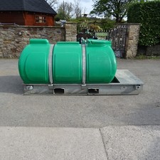 £1250 + Vat  2000Ltr  WESTERN POLY STATIC WATER BOWSER TANK TRACTOR DIGGER