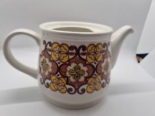 Sadler Teapot Brown Yellow