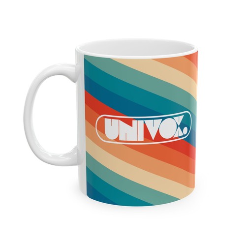 Univox badge retro color - univox,