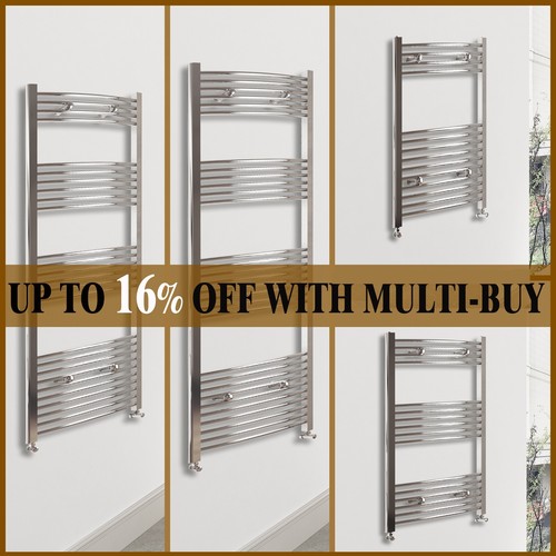 Modern chrome curved heated - chrome,