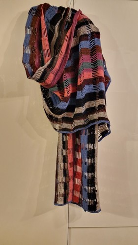 Hand knitted multicolored - knitted,