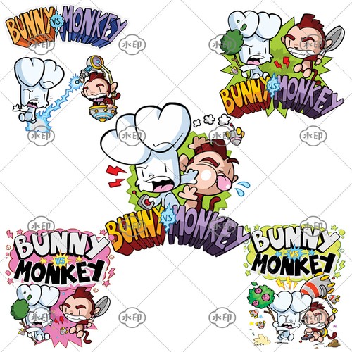 Bunny monkey shirt iron - vs, t