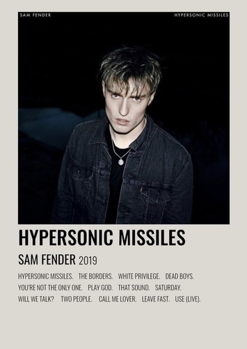 Sam fender poster 260gsm - poster,