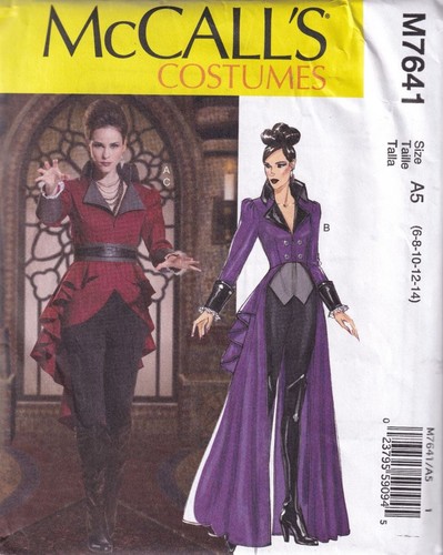 Mccalls 7641 costume - 7641, sewing