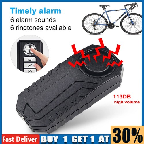 Loud 113db wireless bike - wireless, alarm