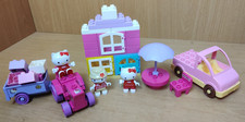 Lego Duplo Hello Kitty Bundle / House / Truck / Tractor & Trailor + 3 Figures