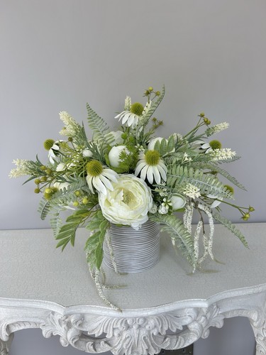 Cream white floral arrangement - cream,
