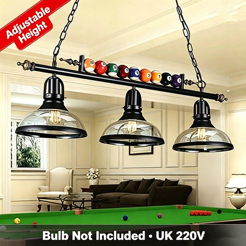 Pool table light vintage - table,