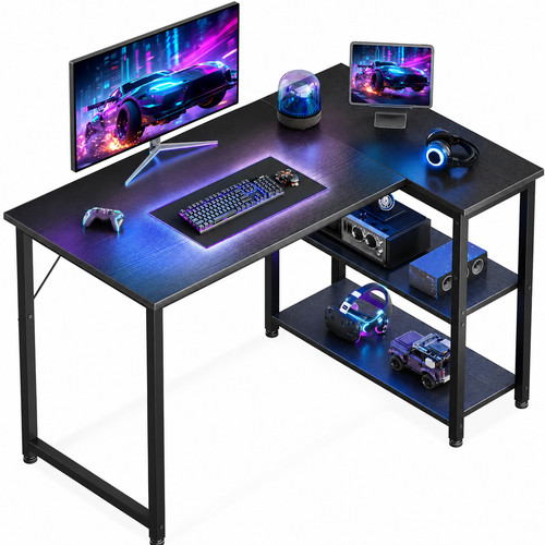 Shaped gaming desk - l,