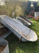Galvanised Oval Bath Planter 