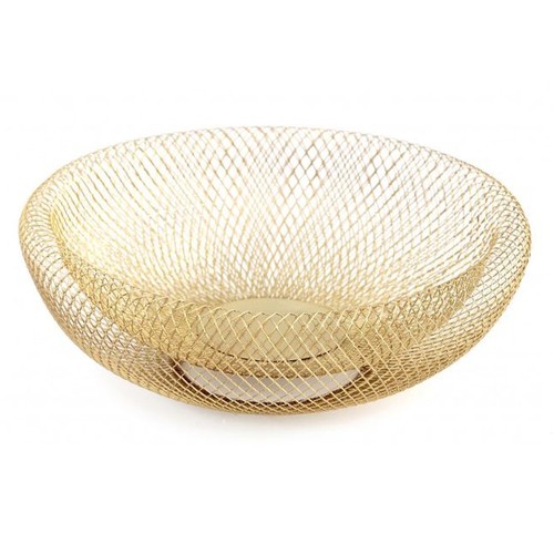 Contemporary boho gold mesh - contemporary,