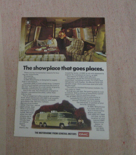 Gmc motorhome ads national - ,
