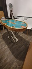 solid oak Epoxy resin coffee