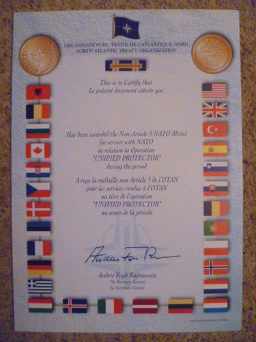 Genuine nato medal - genuine,