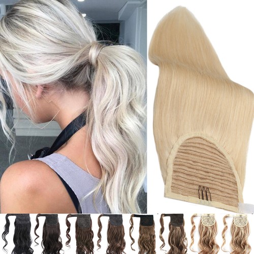 100 real human hair ponytail - 100%,