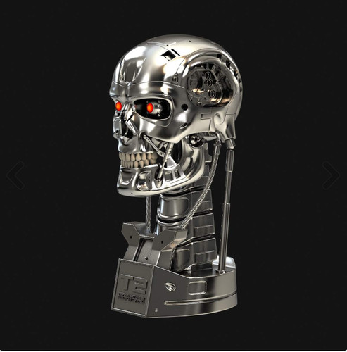 Terminator 800 bust resin - t-800,