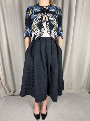 Erdem black floral - black, top