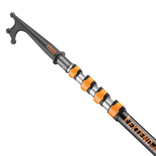 Telescoping boat hook pole - pole, for