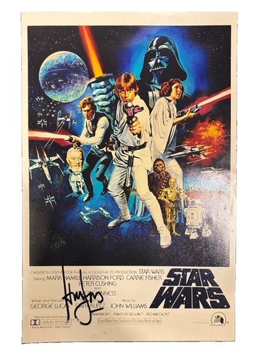 Harrison ford legendary signed - ford,