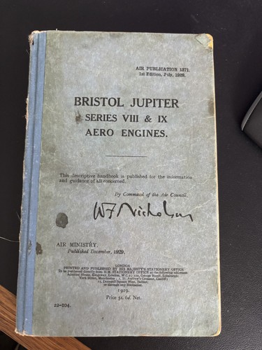 Bristol jupiter series viii - bristol,