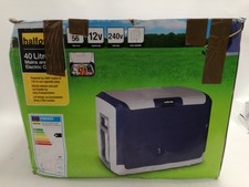 Halfords 40L Electric Coolbox 12V 240V Mains and Car Powered Fridge