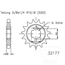 Esjot Front Sprocket 9 Tooth