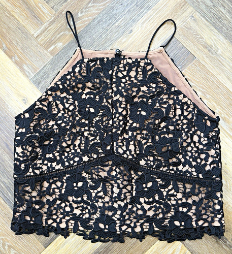Warehouse black guipure lace - warehouse,