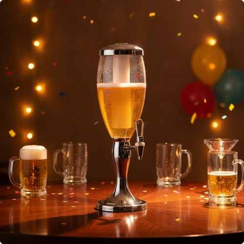 Beer dispenser with led light - dispenser,
