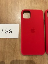 Genuine Apple iPhone 11 Pro Max Silicone Protective Case/Back Cover Red