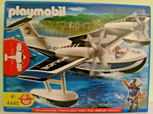 Playmobil police seaplane - playmobil, 4445