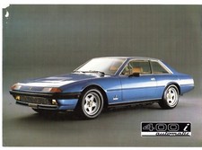 Ferrari 400i Automatic 1982-1983 UK Market Multilingual Foldout Sales Brochure