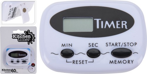 Magnetic digital kitchen timer - magnetic,