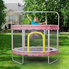 3-12Year 140/150cm Child Kids Trampoline Internal Safety Net Enclosure Cover uk