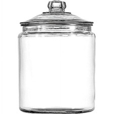 Large Glass Storage Jar with