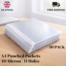 50X A4 CLEAR PLASTIC POLY
