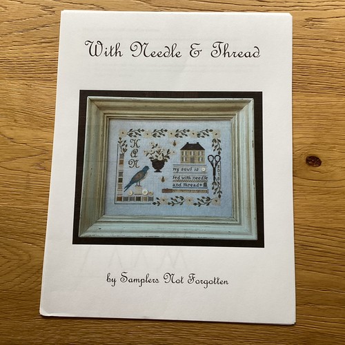 With needle thread - &,