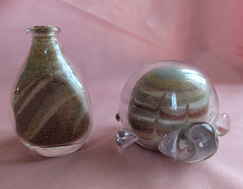Vintage hand blown art glass - blown,