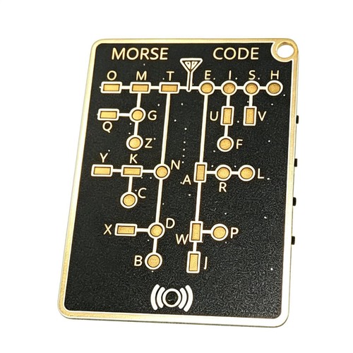 Morse code trainer card - card, pro
