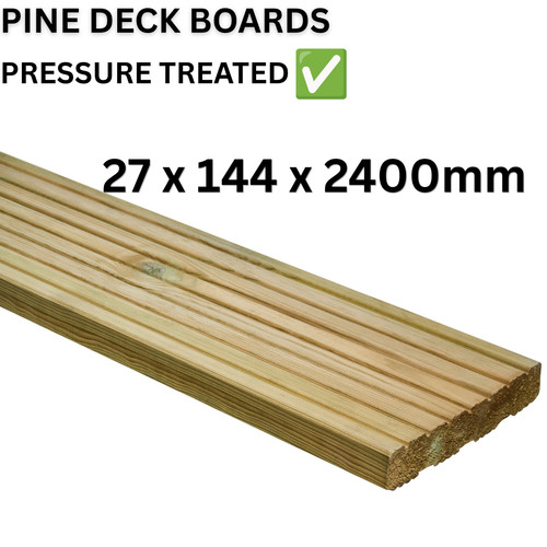 Timber decking boards x - 2.4m,