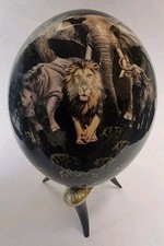 Big Five Black Ostrich Egg