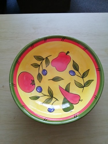 Olivio rayware fruit plate - "olivio"rayware,