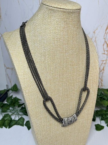 Long layered snake chain loop - layered,