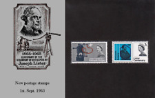 1965 Joseph Lister Presentation Pack Special Post Office Missed with Certificate