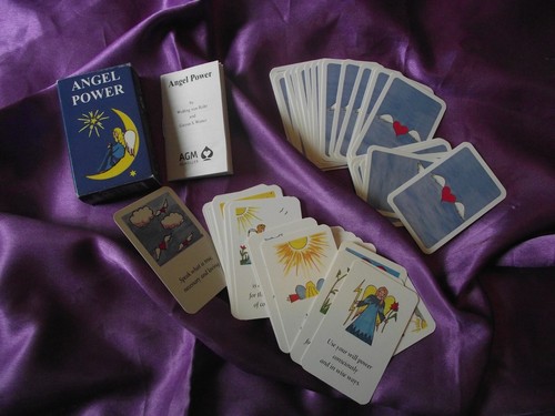 Vtg 1994 angel power cards - power, agm