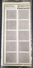 KNITMASTER SK323 SK326 SK328 MACHINE HANDY PUNCH CARD PAPER PATTERNS CHOICE
