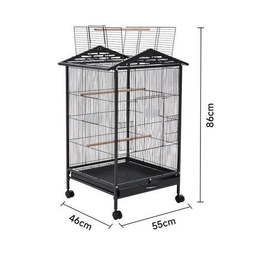 Metal bird cage travel parrot - metal,