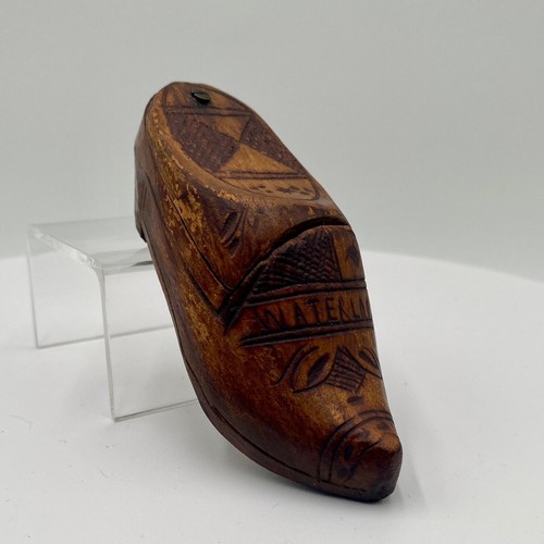 Antique hand carved wooden - hand,
